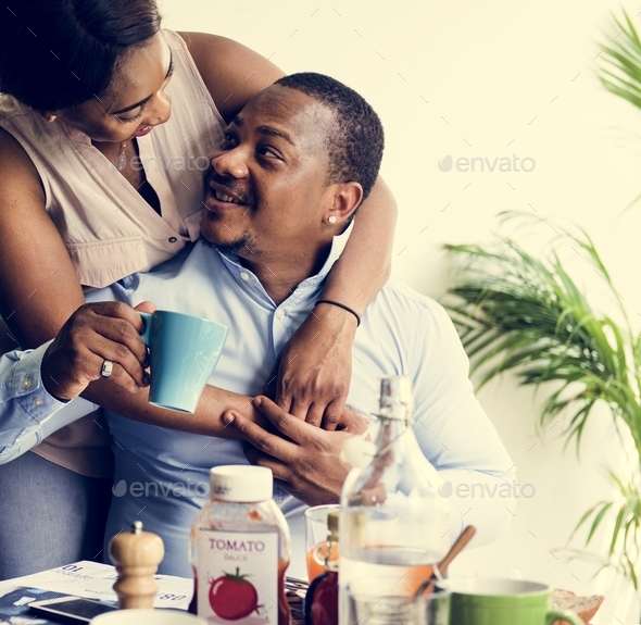 Black spouse having precious time together Stock Photo by Rawpixel