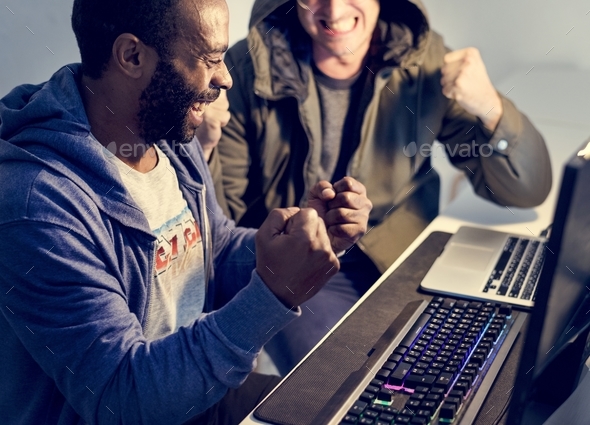 Hacker team success hacking identity information on the internet Stock Photo by Rawpixel