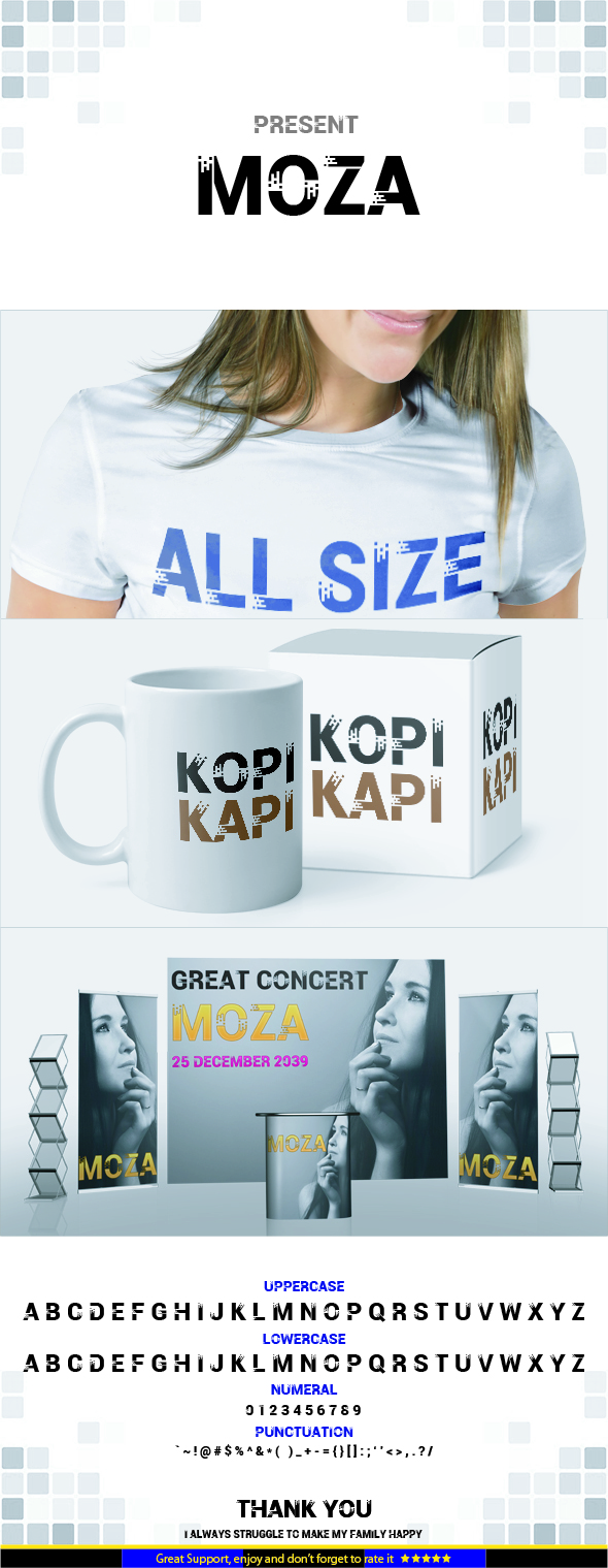 MOZA - Sans-Serif Fonts