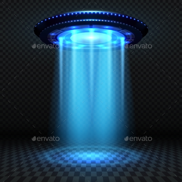 Aliens Futuristic Spaceship - Miscellaneous Vectors