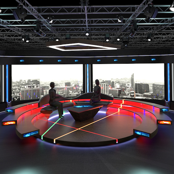 Virtual TV Studio - 3Docean 21735730