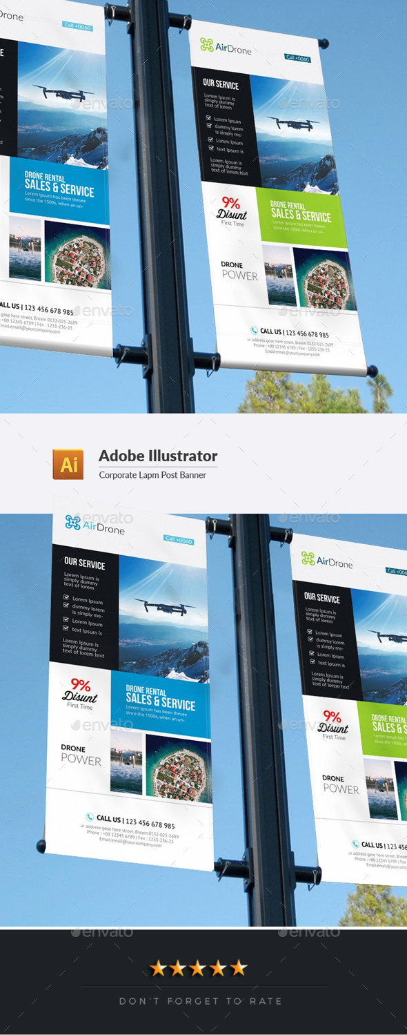 Corporate Roll-Up Banner - Signage Print Templates