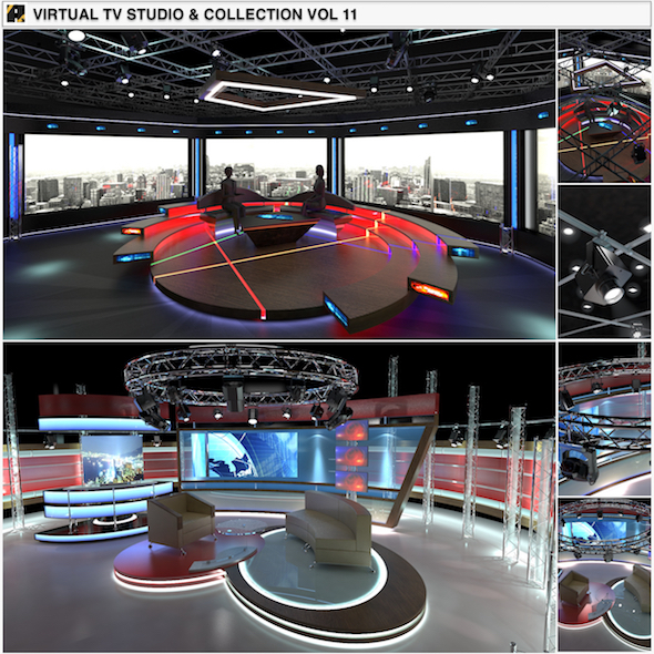 Virtual TV Studio - 3Docean 21735911