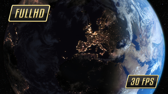 Earth Zoom Night Lights alt