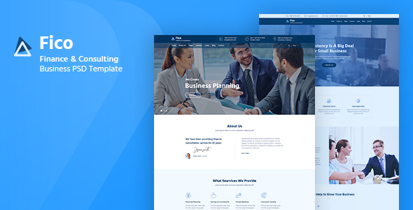 Fico - FinanceConsulting - ThemeForest 21643507