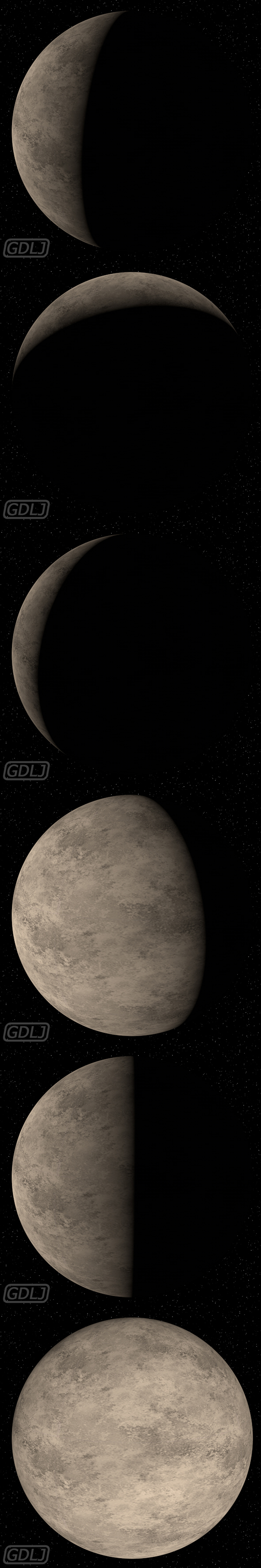 The moon 3D - 3Docean 21737532