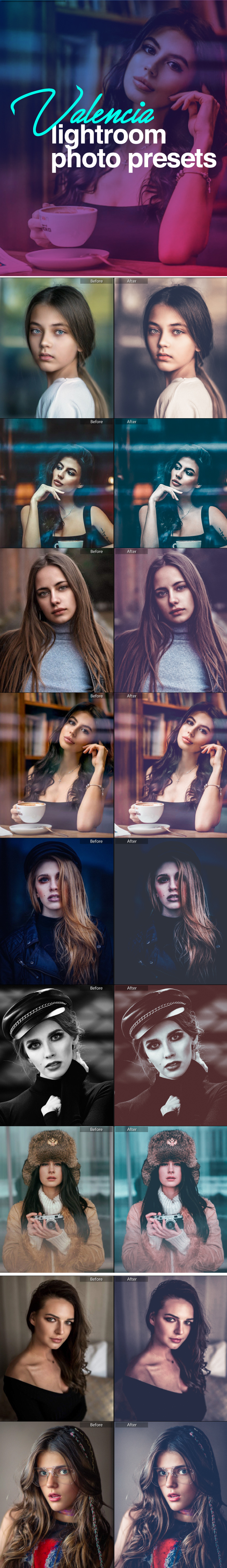 Valencia Lightroom Presets - Vintage Lightroom Presets