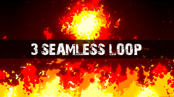 Fire Cartoon Loop alt