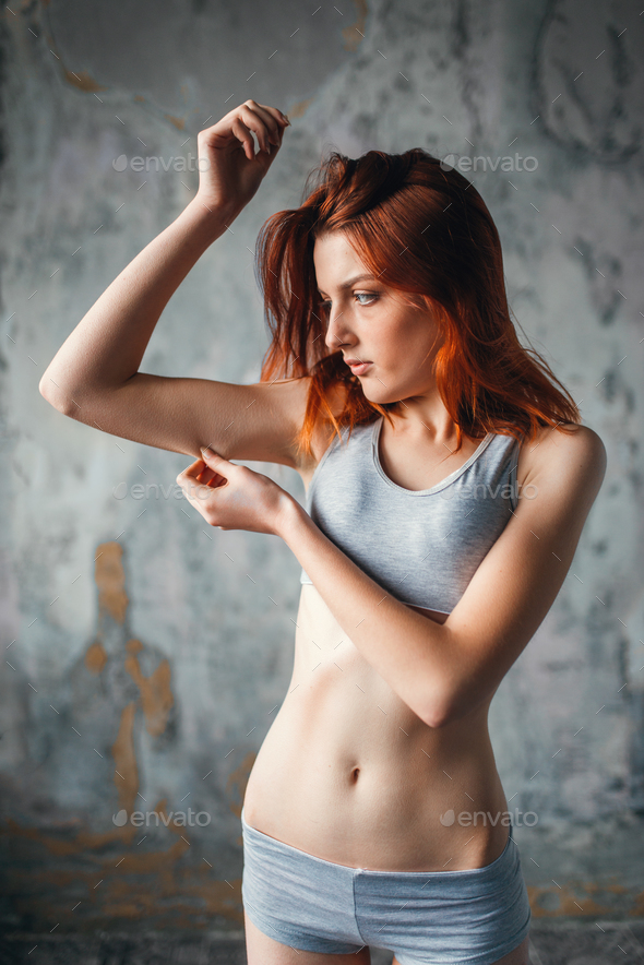 Anorexic sick woman, medical illness Stock Photo by NomadSoul1 | PhotoDune