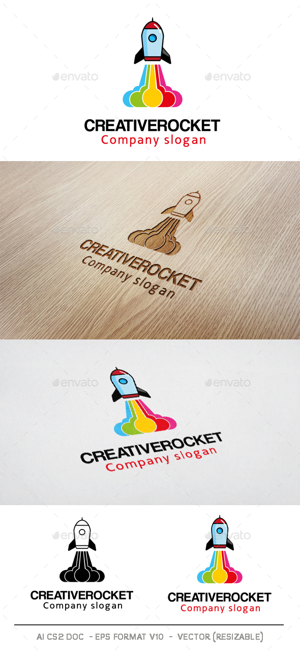 Creative Rocket Logo - Objects Logo Templates