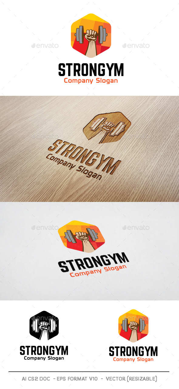 Strong Gym Logo - Objects Logo Templates