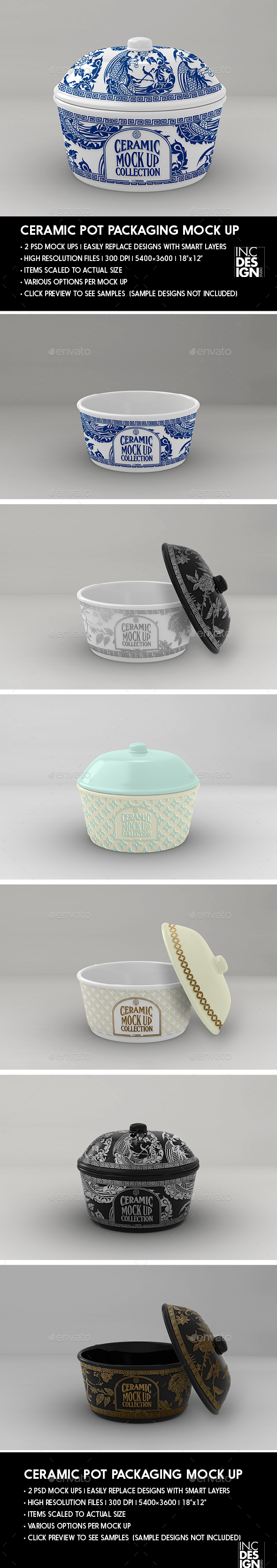 Download Ceramic Pot Packaging Mockup By Incybautista Graphicriver