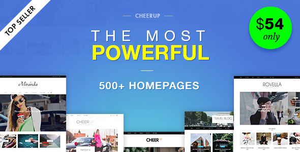 CheerUp Blog / Magazine - WordPress Blog Theme