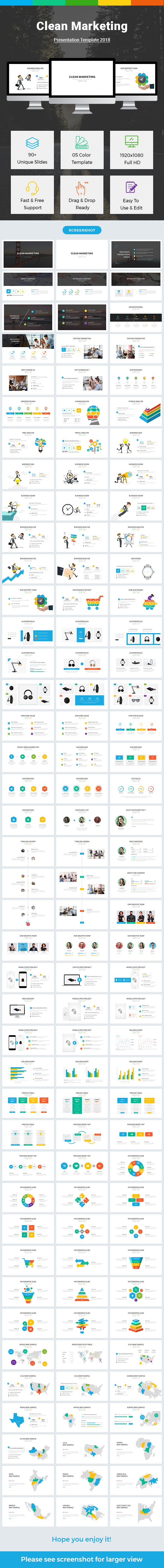 Clean Marketing Powerpoint Template 2018 - Business PowerPoint Templates