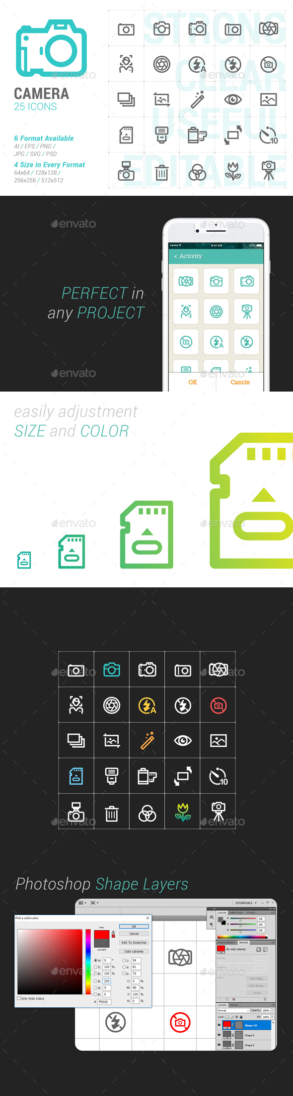 Camera Mini Icon - Objects Icons