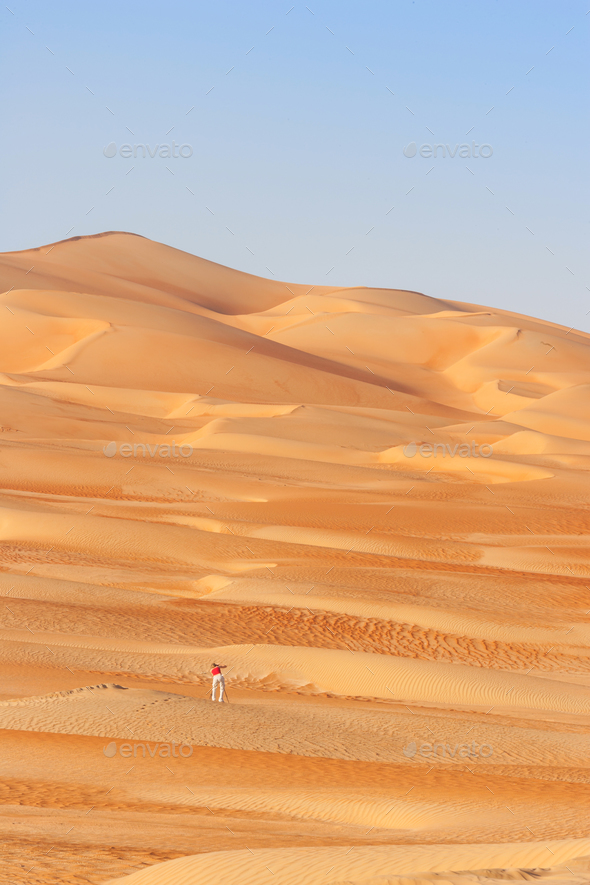 Photography in the Empty Quarter - Stock Photo - Images