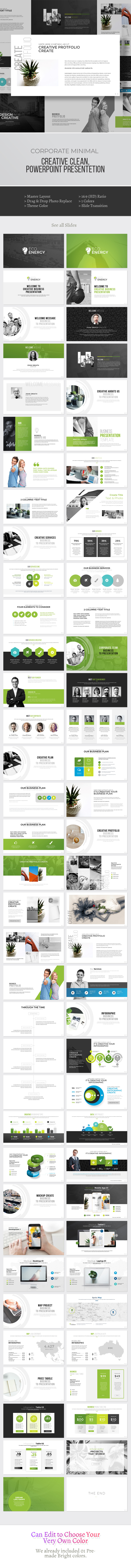 Green Energy - PowerPoint Template - PowerPoint Templates Presentation Templates