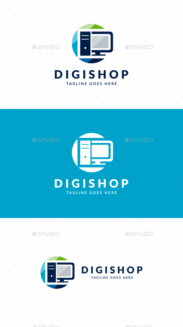 Digital Shop - Objects Logo Templates