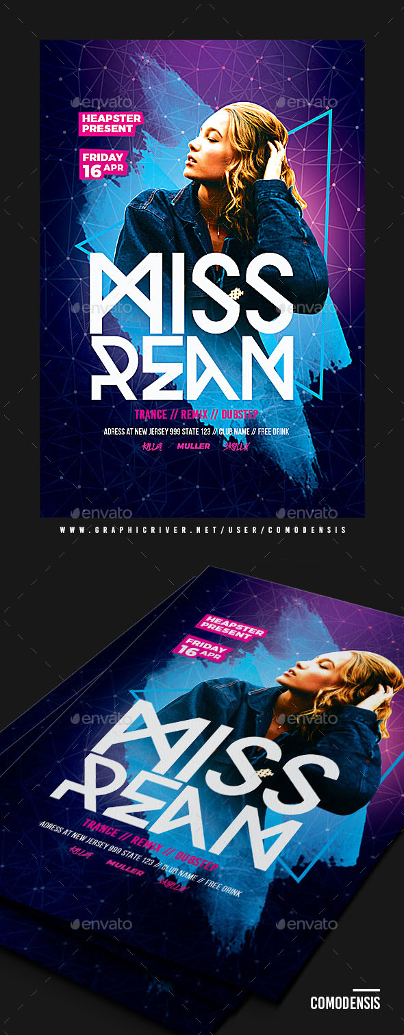 Dj Summer Party Flyer - Clubs & Parties Events