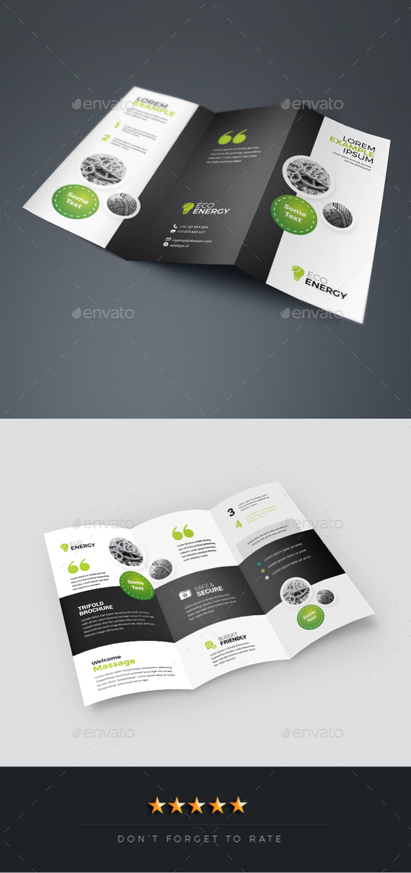 Creative Business Tri-Fold Brochure - Corporate Brochures