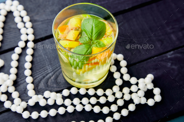 Fresh Detox water with citrus - Stock Photo - Images