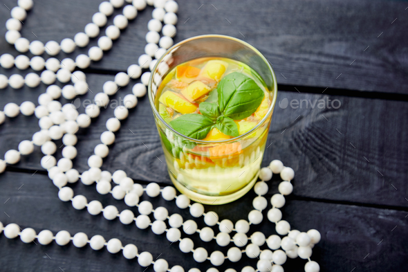 Fresh Detox water with citrus - Stock Photo - Images
