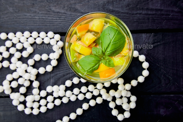Fresh Detox water with citrus - Stock Photo - Images