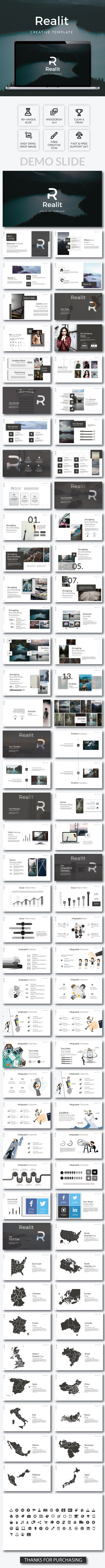 Realit Creative - Powerpoint Template - PowerPoint Templates Presentation Templates