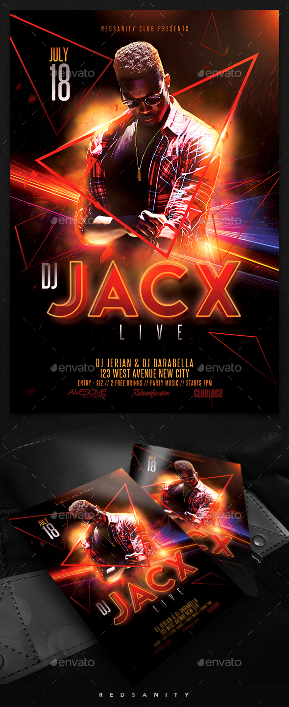 Guest DJ / Artist Flyer