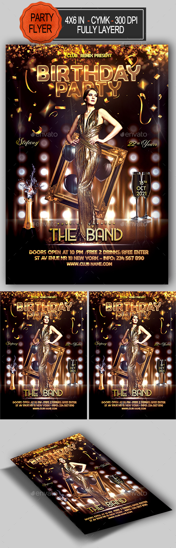 Birthday Flyer - Clubs & Parties Events
