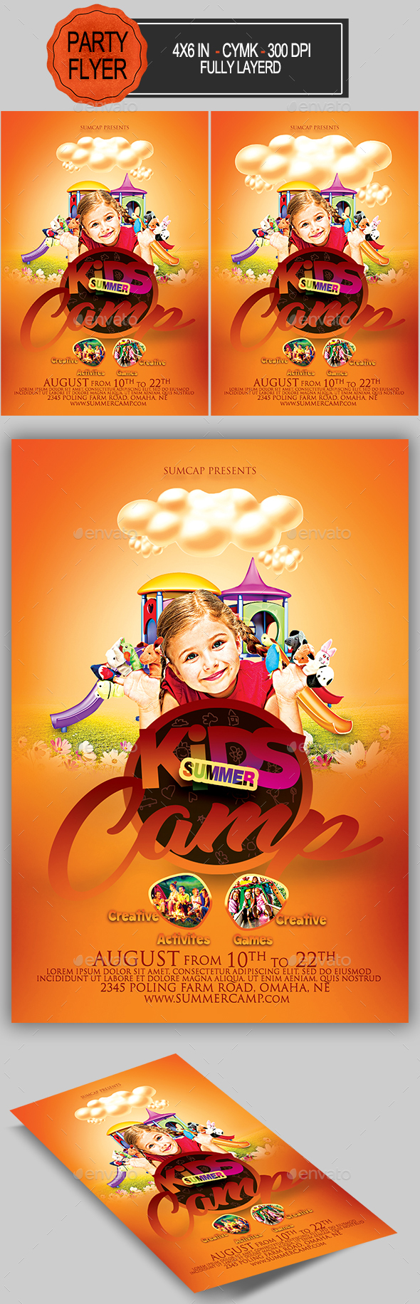 Kids Summer Camp Flyer - Miscellaneous Events