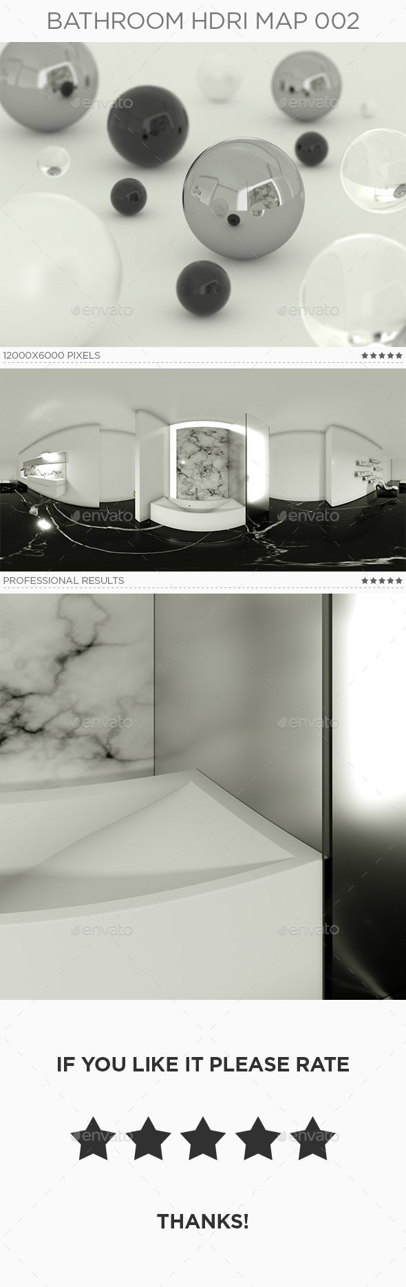 Bathroom HDRi Map 002 - 3DOcean Item for Sale