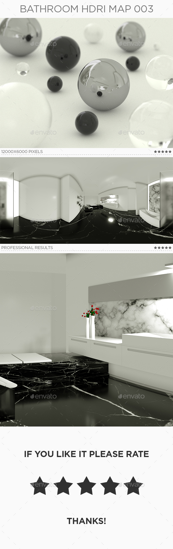 Bathroom HDRi Map 003 - 3DOcean Item for Sale