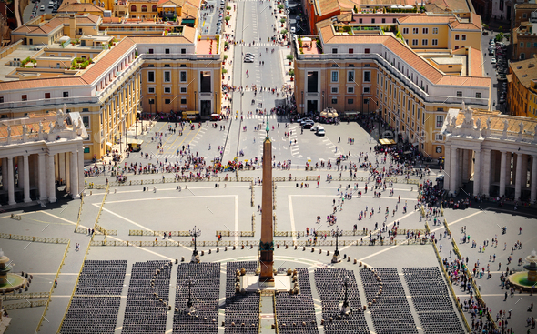 Courtyard of Vatican - Stock Photo - Images
