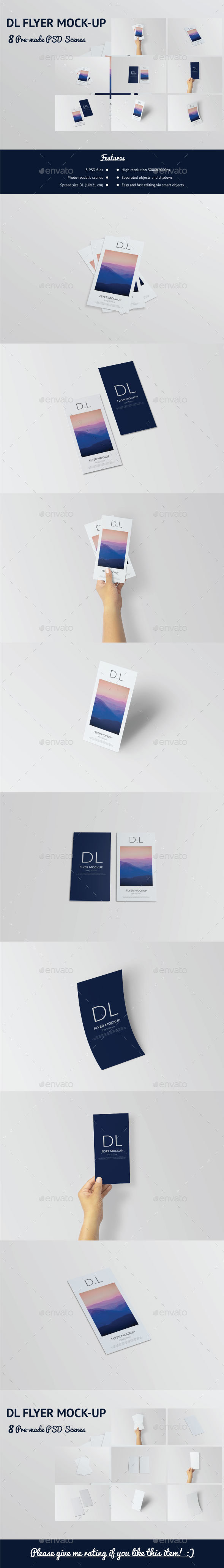 DL Flyer Mockup - Flyers Print
