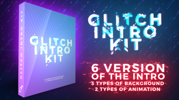 Glitch Intro Kit - VideoHive 21744455