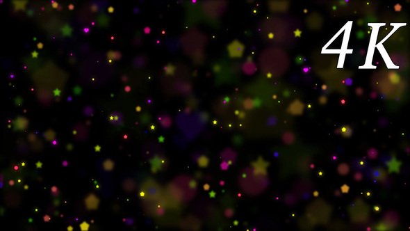 Glow Particles 4K 04