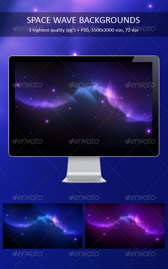 Space Wave Backgrounds