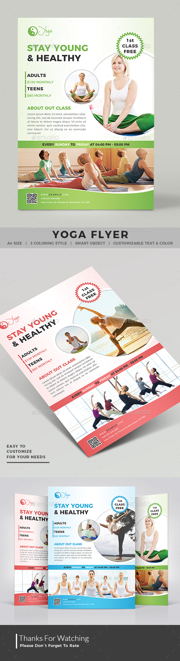 Yoga Flyer - Commerce Flyers