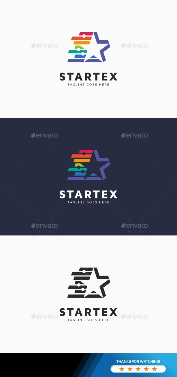 Star Tech Logo - Symbols Logo Templates