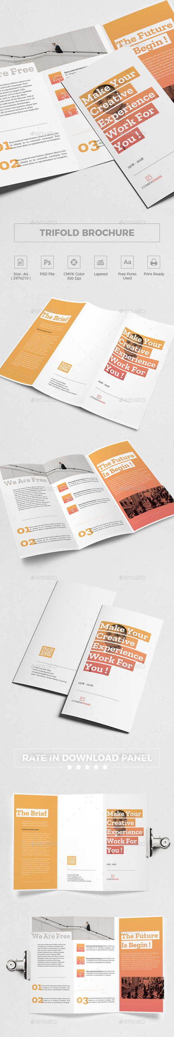 Trifold Brochure - Brochures Print Templates