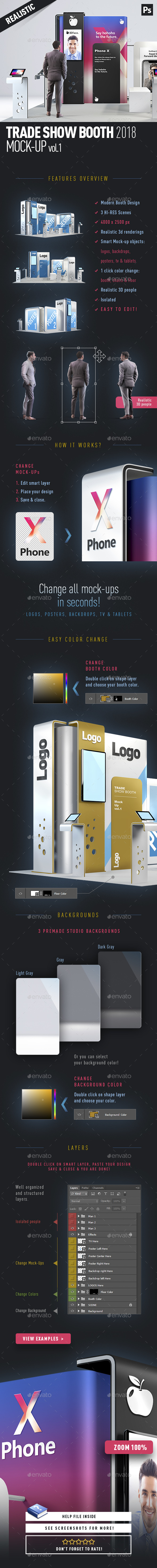 Trade Show Booth Mock-Up vol.1 - Product Mock-Ups Graphics