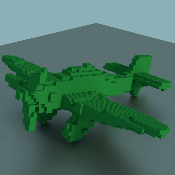 Lego Plane - 3Docean 21748333