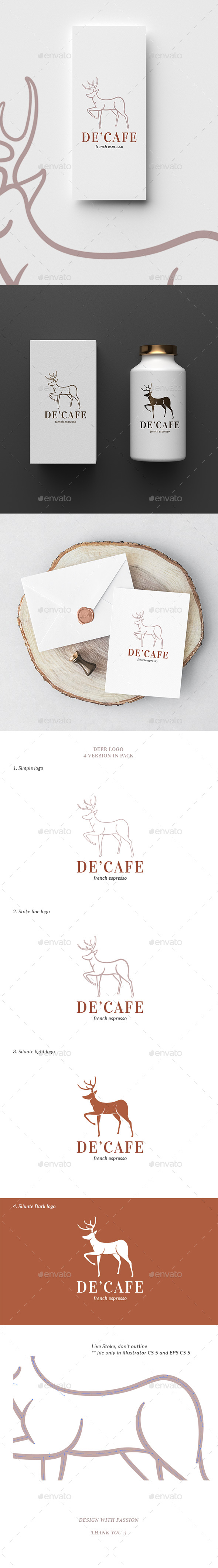 Deer Logo - Animals Logo Templates