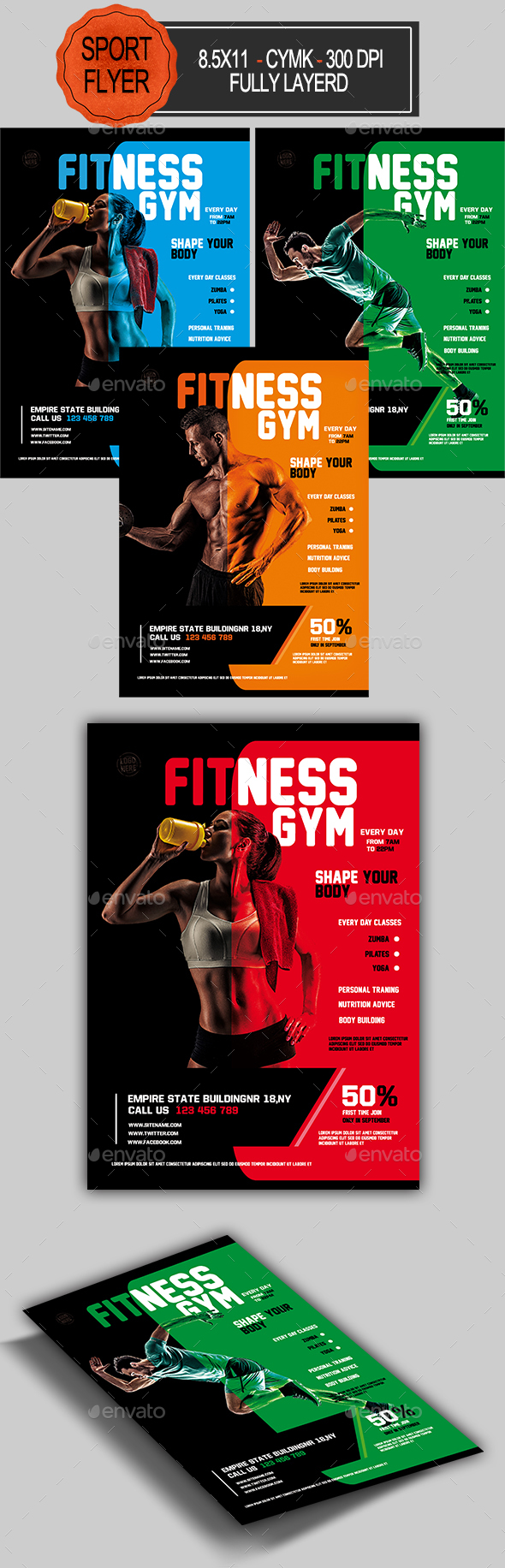 Fitness Flyer - Sports Events