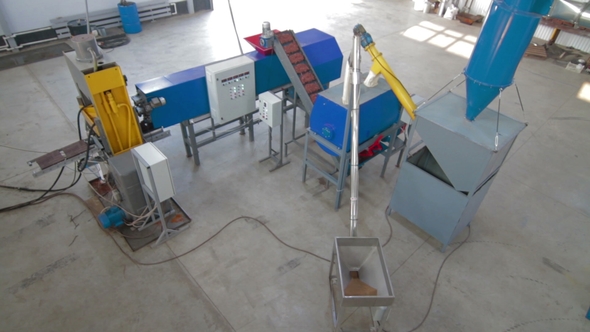 Conveyor Line of Production Modern Machine For Plastic Recycling