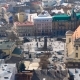 Aerial View Over the Streets of Lviv - VideoHive Item for Sale