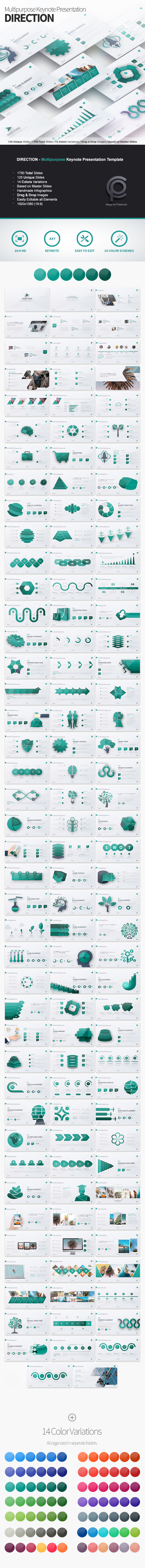 Direction - Multipurpose Keynote Presentation - Business Keynote Templates