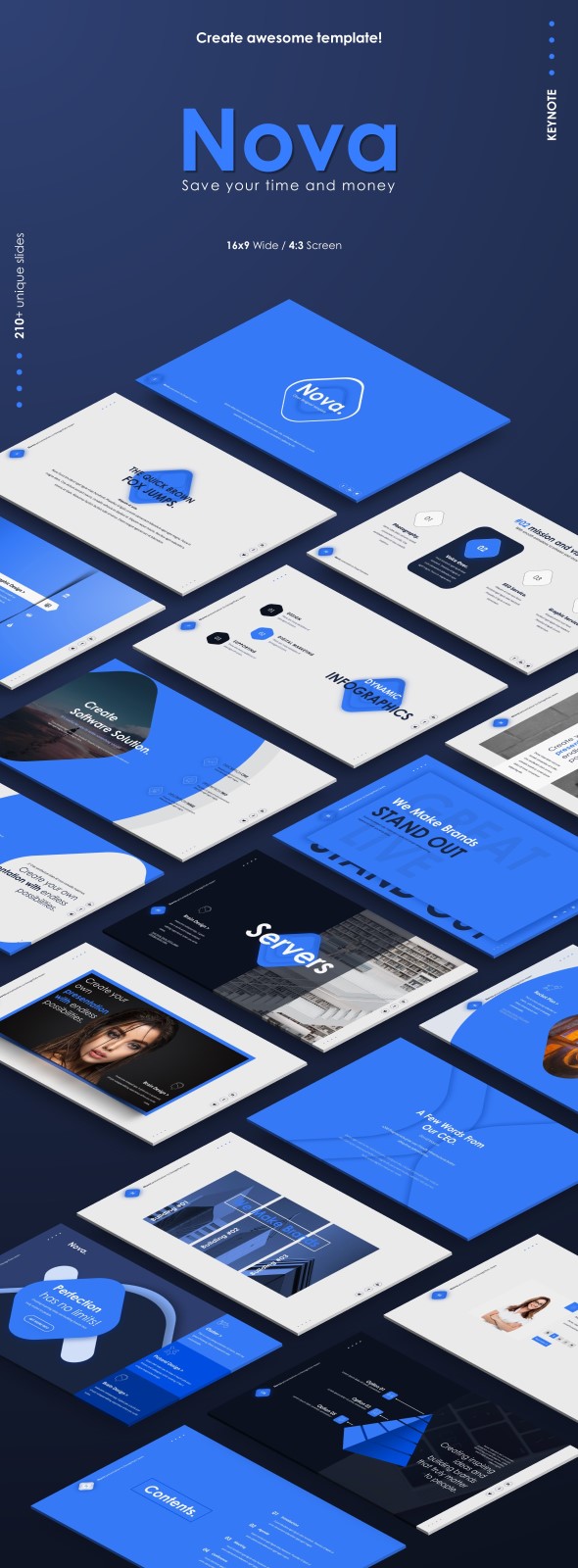 Nova Keynote Presentation Template - Business Keynote Templates