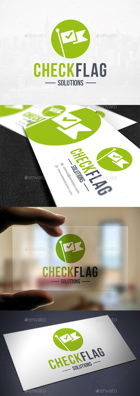 Check Flag Logo Template - Symbols Logo Templates